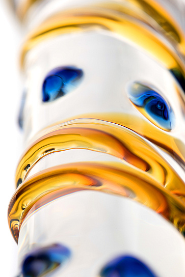 Фаллоимитатор GLASS легко нагревается и охлаждается 16,2 см