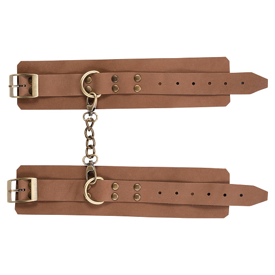 Кожаные наручники из коллекции Re-belts