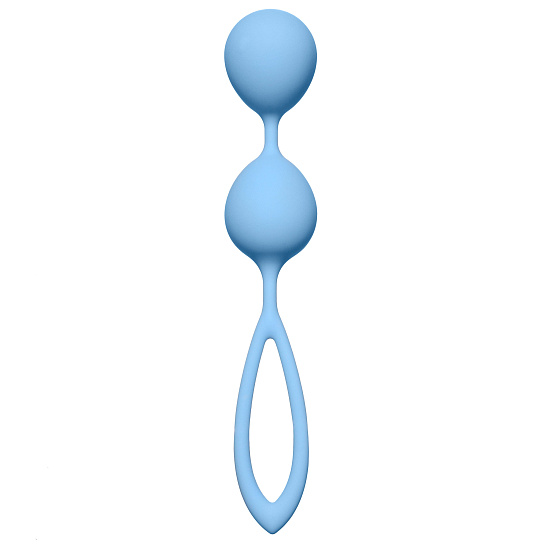 Нежные вагинальные шарики GEISHA KISS, голубые