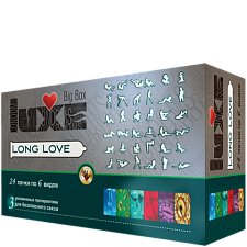 Luxe Big Box Long Love продлевающие секс презервативы