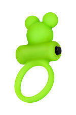 Эрекционное виброкольцо A-Toys by Toyfa Chio, зеленое
