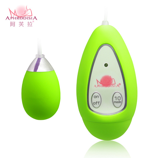 Виброяичко Xtreme-10F Egg (B), зеленое