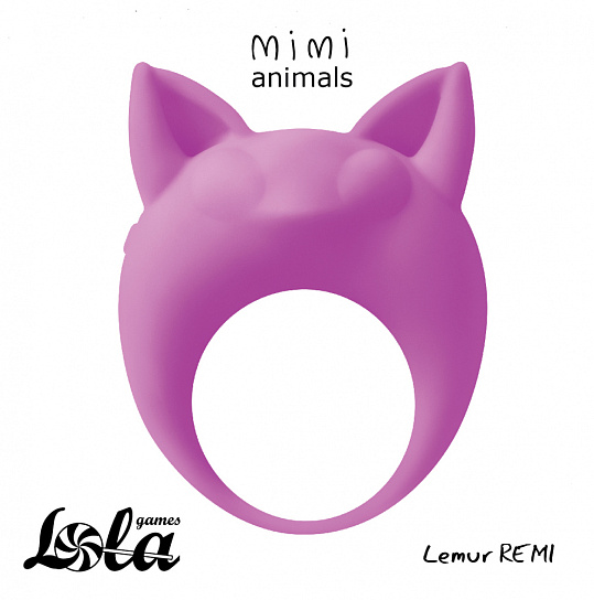 Эрекционное виброкольцо LEMUR REMI, фиолетовое