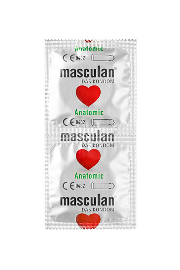 Презервативы Masculan Anatomic анатомические, 10 шт, розовые