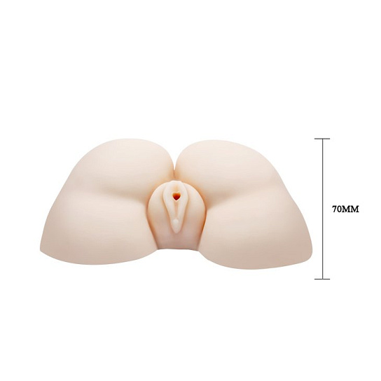 Мастурбатор полуторс с двумя любовными отверстиями