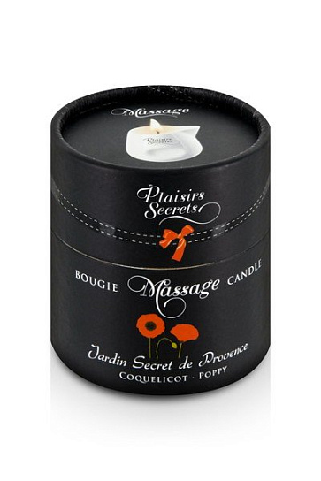 Massage Candle Poppy свеча с массажным маслом, 80 мл
