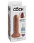 Реалистичный фаллос на присоске 6 Uncut Cock 15.2 см, загорелый Реалистичный фаллос на присоске 6 Uncut Cock 15.2 см, загорелый