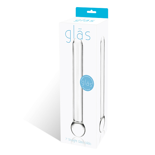 Стеклянный жезл с шариком GLAS, 16 см