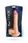 Дилдо реалистичный RealStick Nude с мошонкой, 17 см