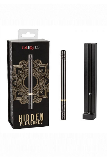 Ультратонкий вибромассажер Hidden Pleasures, черный