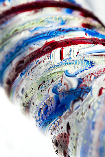 Стеклянный фаллос с крупной головкой 14,5 см