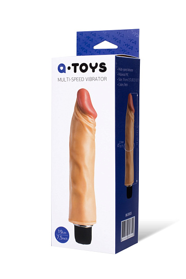 Женский реалистичный многоскоростной вибратор ToyFa, 21 см