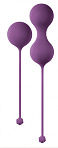 Набор вагинальных шариков со смещенным центром тяжести Carmen, фиолетовый