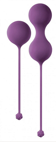 Набор вагинальных шариков со смещенным центром тяжести Carmen, фиолетовый