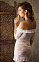Ажурная комбинация SoftLine AGATHE белая, M/L