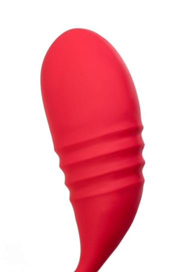 Виброяйцо с фрикциями Lovense Vulse, красное