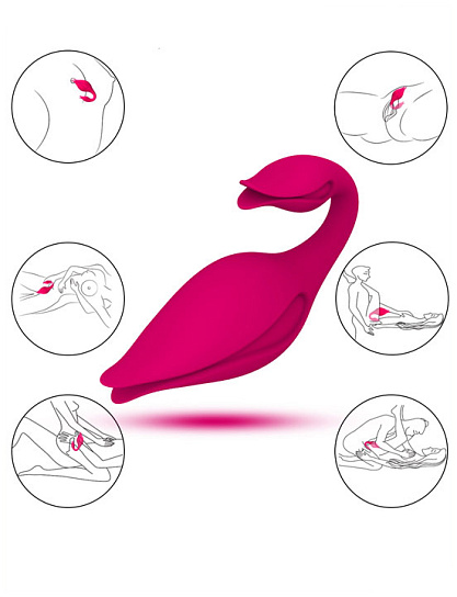 Нежный вибратор для клитора Swan