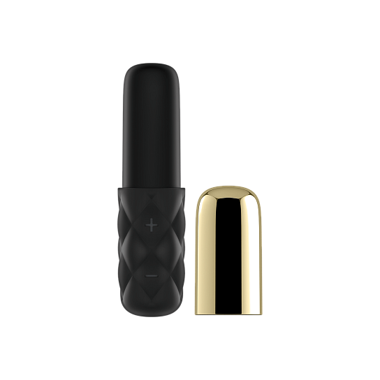 Вибропуля Satisfyer Lovely Honey, черно-золотая