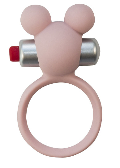 Эрекционное виброколечко Emotions Minnie Light, розовое