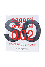 Ультратонкие полиуретановые презервативы Sagami Original 0.02 мм