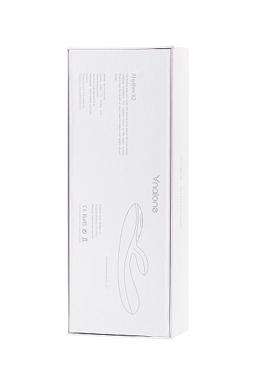 Женский хай-тек вибратор с клиторальным стимулятором Rythm