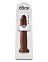 Фаллос гигант King Cock 13 Cock Flesh, 29 см, коричневый