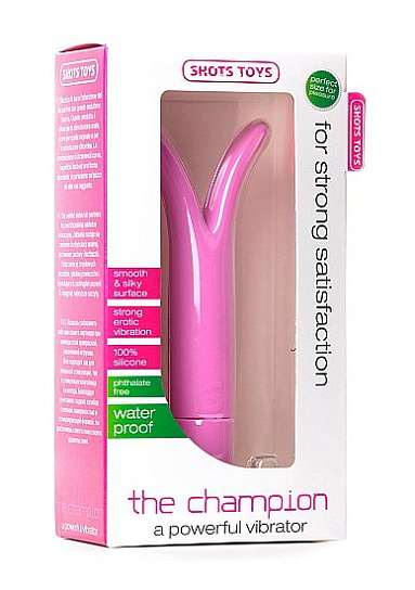 Стимулятор с разветвленной верхней частью THE CHAMPION, розовый