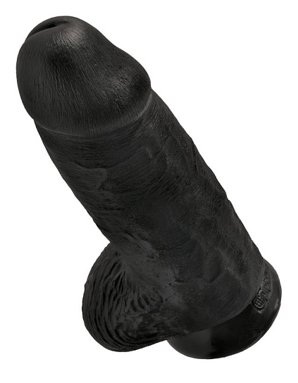 Фаллоимитатор реалистик утолщенный King Cock Chubby, 17 см, черный