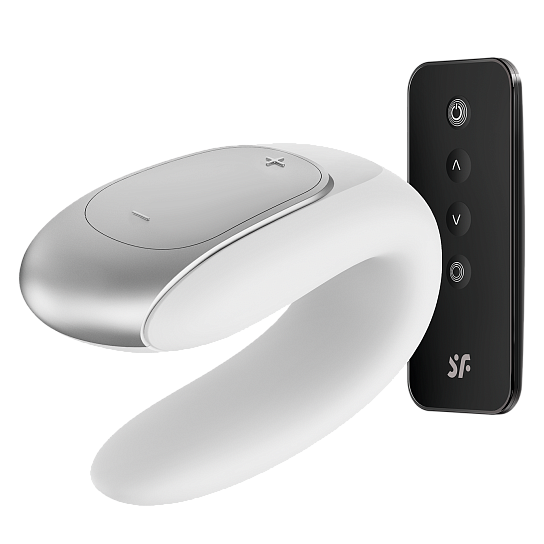 Вибратор для пар Satisfyer Double Fun, белый