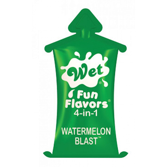 Съедобный разогревающий гель Flavors Watermelon Blast, 10 мл