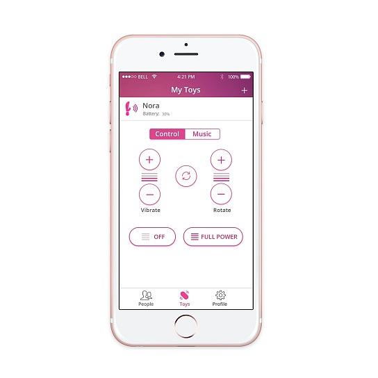 Вибратор для точки G Lovense Nora New