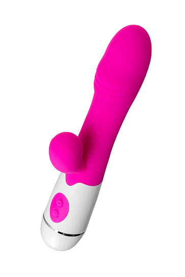 Вибратор с клиторальным стимулятором Nixy из коллекции A-Toys, 23,3 см