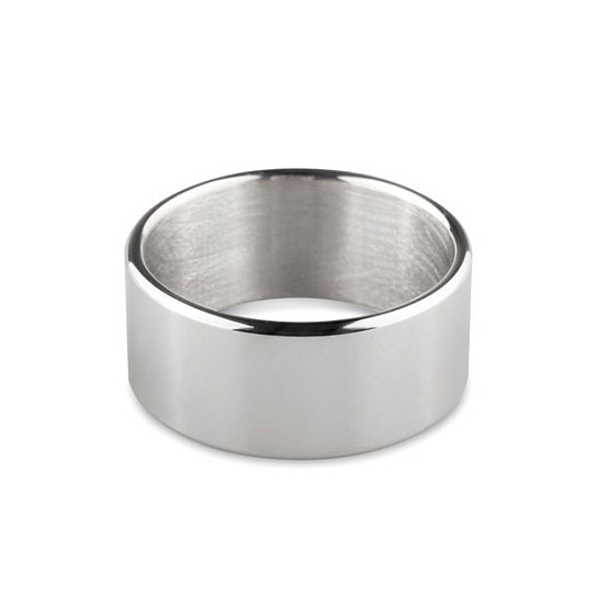 Стальное эрекционное кольцо Sinner Wide metal head-ring S