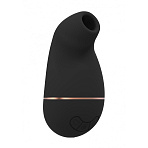 Бесконтактный стимулятор Kissable из мягкого силикона, черный