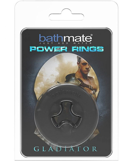 Эрекционное кольцо Bathmate Gladiator, черное