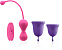 Набор Magic Motion Magic Kegel Master 2 + JimmyJane Менструальные чаши