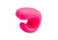 Кольцо-насадка на палец с вибрацией Gvibe Gring, розовое