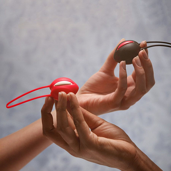 Вагинальные шарики Smartballs Uno для укрепления мускулатуры, красные
