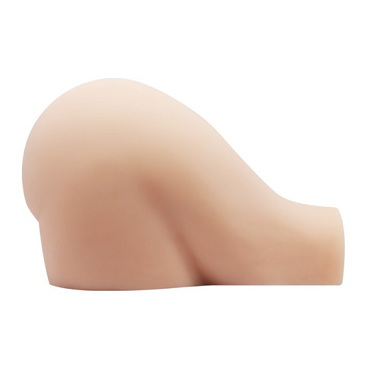 Мастурбатор с анусом и девственной вагиной со съемными виброяйцами