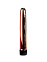 Гладкий классический вибромассажер Vibrator Gold, 3 скорости, золотистый