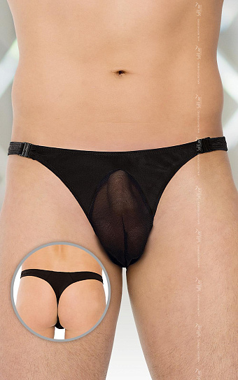Мужские стринги SoftLine из плотной ткани, M/L