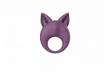 Эрекционное кольцо с вибрацией Lola Games MiMi Animals Kitten Kiki, фиолетовое
