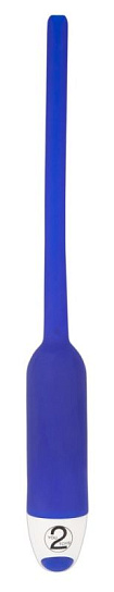 Уретральный вибростимулятор Dilator Vibrator, синий