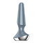 Анальный виброплаг Satisfyer Plug-ilicious 2, серебристый