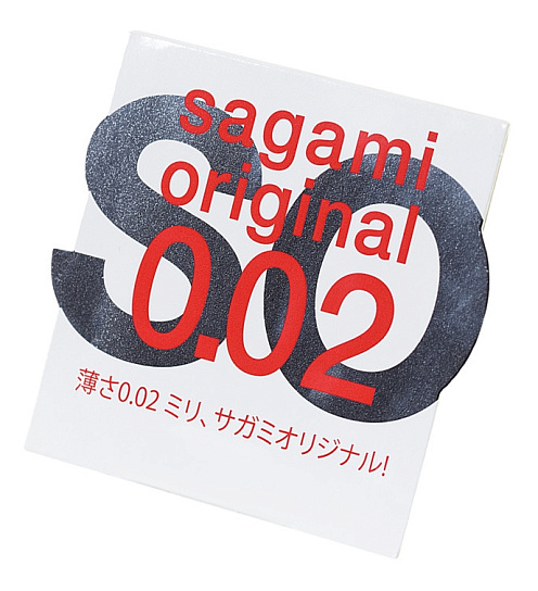 Ультратонкие полиуретановые презервативы Sagami Original 0.02 мм