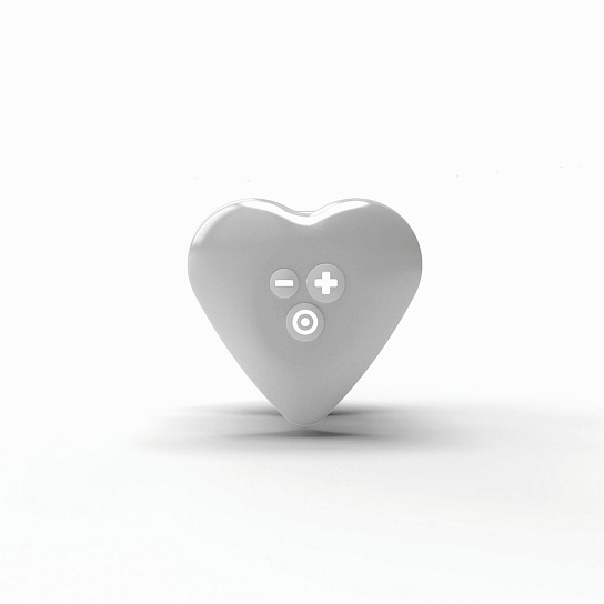 Компактный вибромассажер Mystim Heart's Desire, розовый