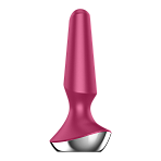 Анальный виброплаг Satisfyer Plug-ilicious 2, ягодный