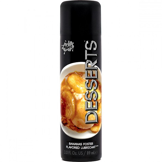 Вкусовой лубрикант Банановый фостер WET Desserts, 89 мл