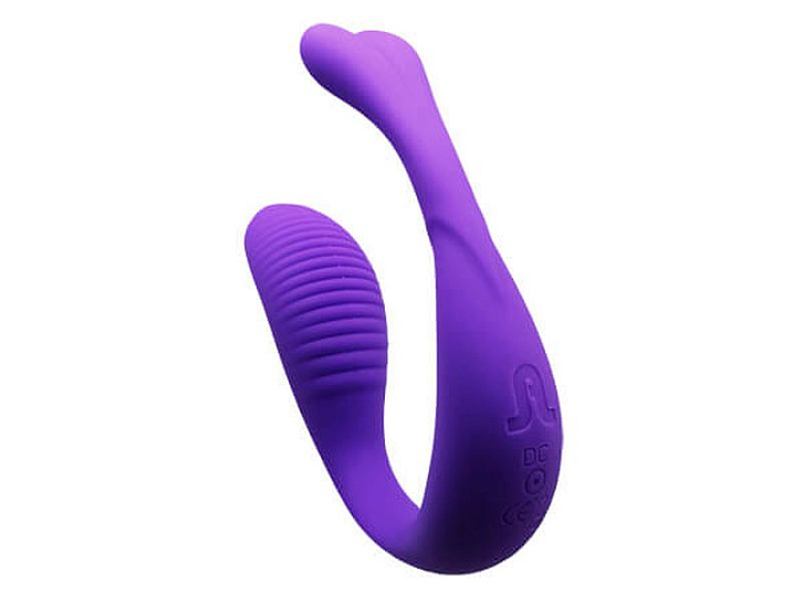 Вибратор для пар с беспроводным пультом Mini Romeo, фиолетовый