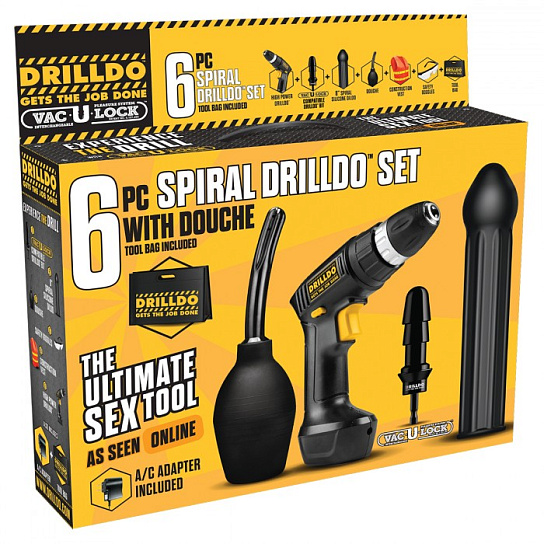 Секс набор из 7 предметов DRILLDO SPIRAL